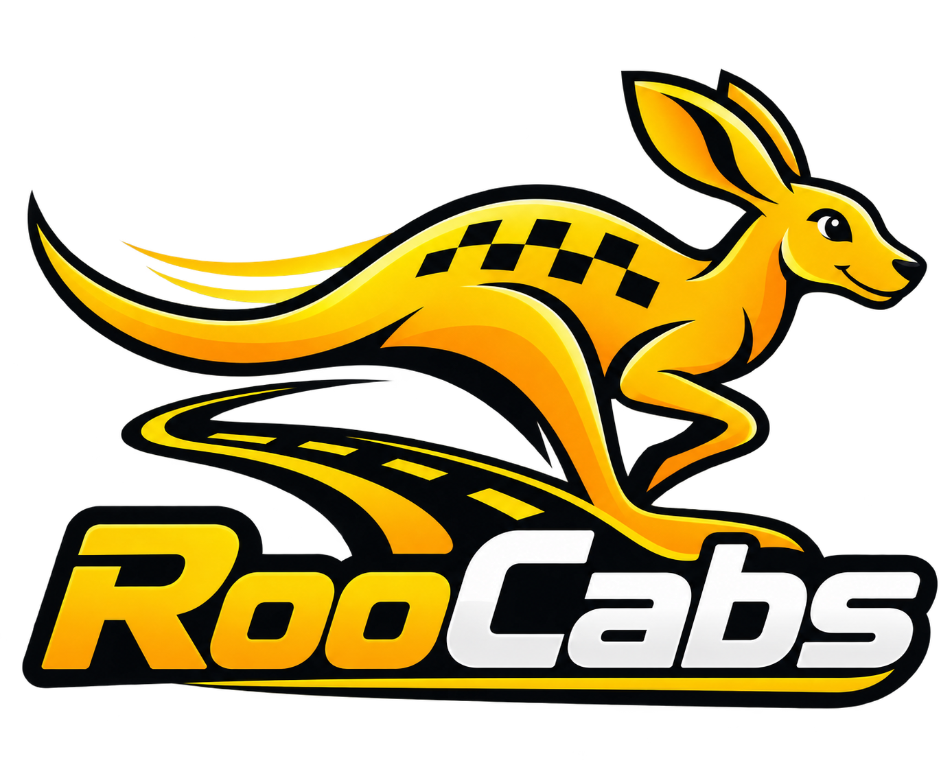 RooCabs kangaroo taxi logo